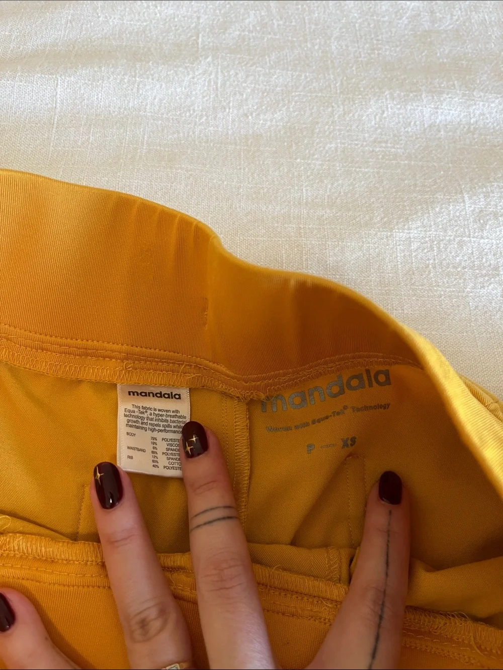 Mandala Scrubs Womens 9 Pocket Joggers in Mustard